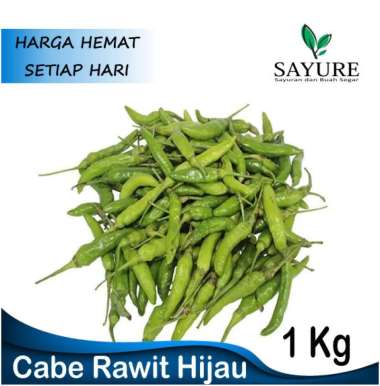 CABE CABAI RAWIT HIJAU 1KG