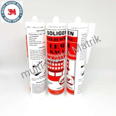 Lem Kaca Botol Soligen / Lem Botol / Lem Sealant / Silicone Sealant Multicolor