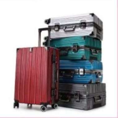 Tas Koper PARKSON Semi Aluminium T045 uk 18" 20" 24" 28" - KUNING, 24" 20" BIRU