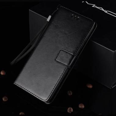 Leather Case Samsung J6 2018 - Samsung Galaxy J6 (2018) BLACK