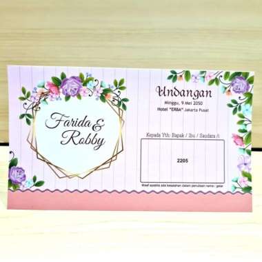 Undangan Blangko ERBA 2205