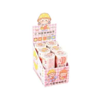 Roll Stiker Washi Karakter Sangat Lucu