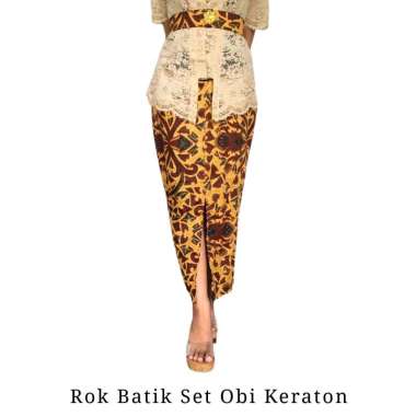 Rok Batik Set Obi akasia