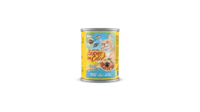 Supercat Kaleng 400gr NEW VARIAN / Makanan Kucing kaleng 400gr Sardine Recipe