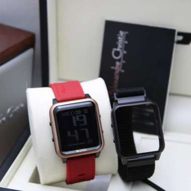 Jam Tangan Wanita ALEXANDRE CHRISTIE Original AC 9344 MH BLACK RG RED