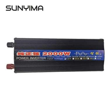 SUNYIMA Pure Sine Wave Car Power Inverter DC to AC 2000W SY2000