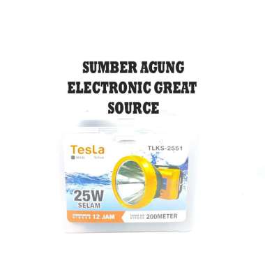 Senter Kepala Tesla Selam 25W TLKS2551 Menyelam Super Terang Waterproof 2551