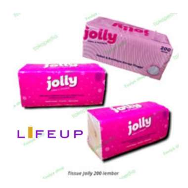 Tisu Muka 200'sheet Jolly / Tissue Wajah Facial Jolly 200's 2 ply