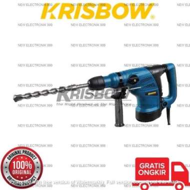 Krisbow Bor Listrik 1100w 32mm ROTARY HAMMER DRILL 32MM 1100W 10152243