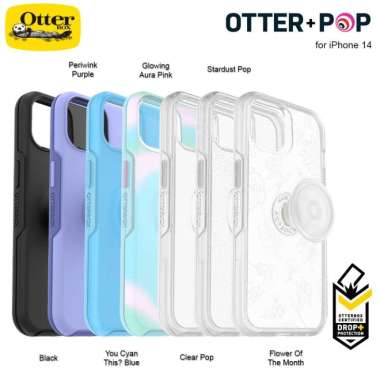 Casing iPhone 14 OtterBox + Pop Symmetry Case Clear