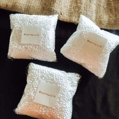 MEDAN STATIONARY | BUTIRAN GABUS STEROFOAM | STYROFOAM BOLA PUTIH HIASAN SOUVENIR SLIME HAMPERS GIFT