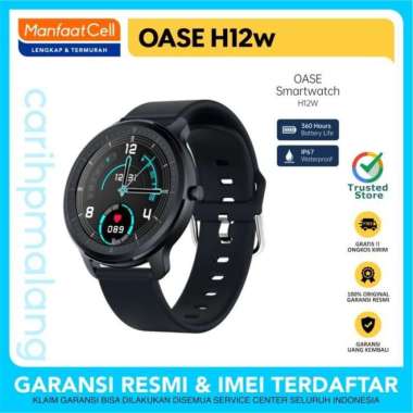 OASE Smartwatch H12W Bergaransi Resmi Black