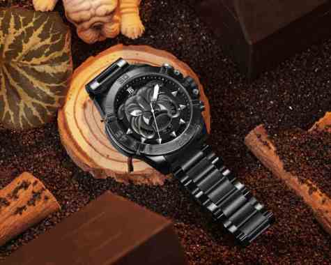Jam Tangan Pria T5 Bulldog Lover Original Tali Stainless Steel Chronograp Stopwatch Free Box dan Gar