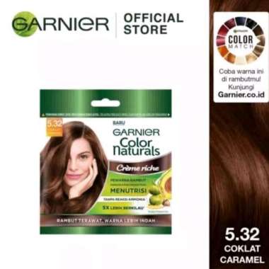 Garnier Colour Naturals Hair Colour Sachet Coklat Karamel