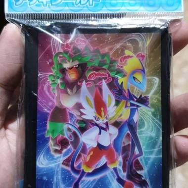 Pokemon Center Goririlander Aceburn Intelleon Card Sleeves