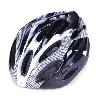 TaffSPORT Helm Sepeda EPS Foam PVC Shell Abu-abu