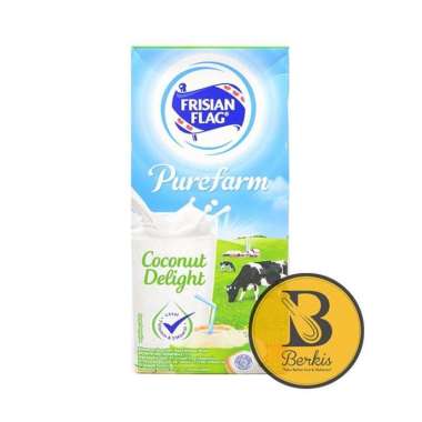 Promo Harga Frisian Flag Susu UHT Purefarm Coconut Delight 900 ml - Blibli