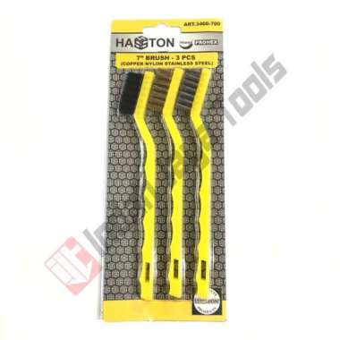 Sikat Kawat Set 3pc PROHEX ART 3460-700 - Nylon Stainless Kuningan