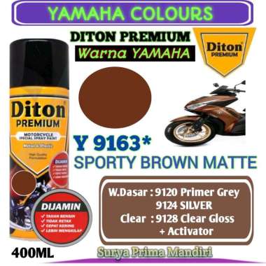 Y 9163* SPORTY BROWN MATTE DITON PREMIUM SPORTY BROWN MATTE 400cc Cat Semprot Pylox Pilok Pylok / Pi