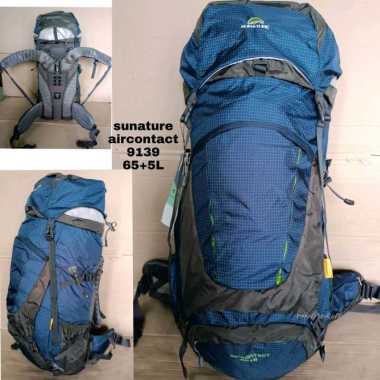 carrier sunature aircontact 65 + 5 L tas ransel sunature air contact 65+5L include rain cover