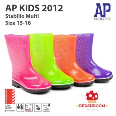 Sepatu Boot Anak AP BOOTS 2012 STABILO MULTI - Sepatu Boot Karet 15 UNGU