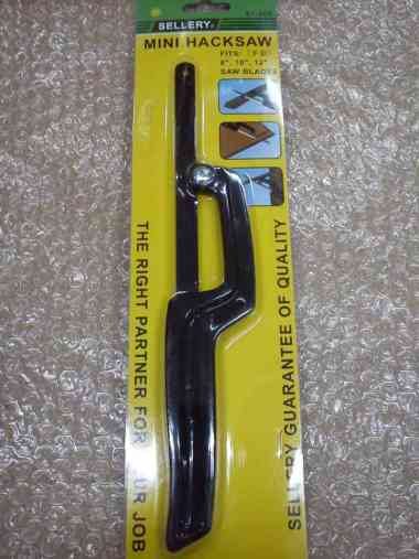 Mini Hacksaw Sellery Gergaji Besi dan Gagang Sellery