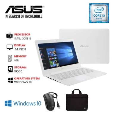 TERMURAH! LAPTOP ASUS X441U INTEL CORE I3 RAM 4GB SSD 256GB SSD 256GB