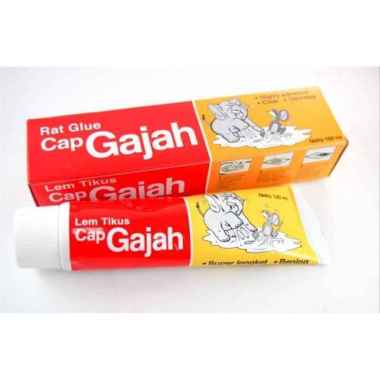 Lem Tikus Cap Gajah Tube 100 ML - Lem Tikus Super Lengket - Lem Tikus Odol Tube 100ml