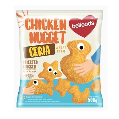 Promo Harga Belfoods Nugget Chicken Nugget Ceria 500 gr - Blibli