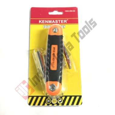 KENMASTER Kunci L Set Lipat 9 Pcs - Hex Key Set