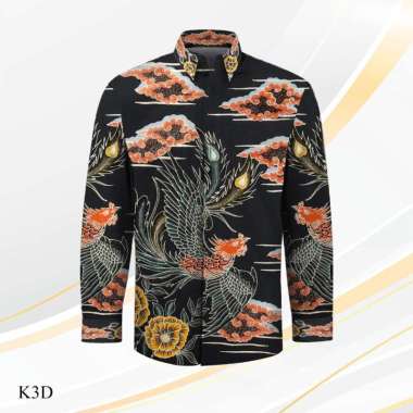 Kain batik tulis katun 3D pola kemeja batik pria tanmalaka_450