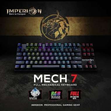 Imperion Mech7 Keyboard Gaming Mechanical Tkl Rgb