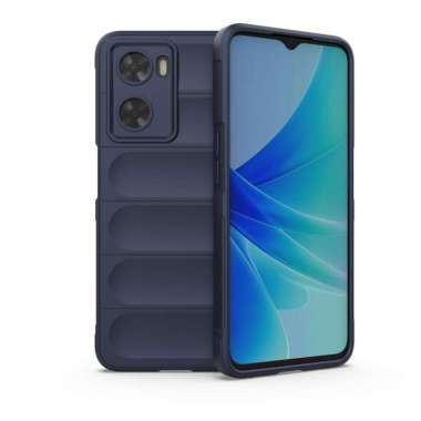 Premium Shield Soft Case Oppo A77s 2022 Biru