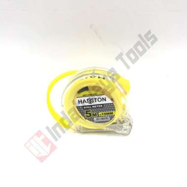 HASSTON PROHEX Meteran (5 Meter) TRANSPARAN - Rol Meter