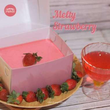Bandung Makuta Melty - Bolu Lumer Makuta Cake - Dessert Box Strawberry
