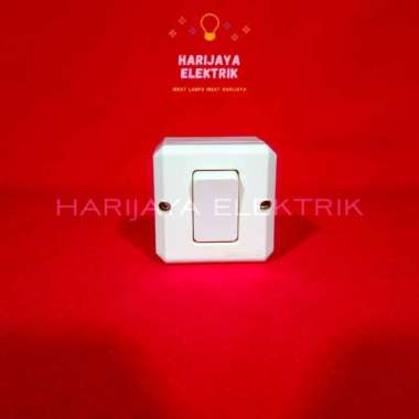BRIGHT-G OB SAKLAR ENGKEL BG-701 SAKELAR TUNGGAL SEGI SINGLE SWITCH