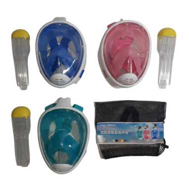 Full Face Mask Snorkel Snorkeling Diving Scuba Pink