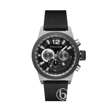 Police Ladbroke Chronograph Jam Tangan Pria [PL15529JSTB/02] Black Silver