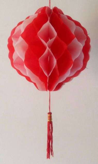 Lampion pvc merah putih 14' / Hiasan 17 agustus BEST SELLER Multicolor
