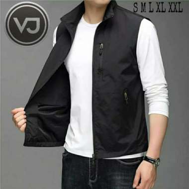 ROMPI PRIA / ROMPI LAPANGAN / ROMPI CASUAL / ROMPI OUTDOOR / VEST PRIA Hitam M