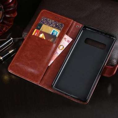 SAMSUNG GALAXI S10 PLUS S10+ FLIP COVER WLLAET LEATHER CASE MAGNET