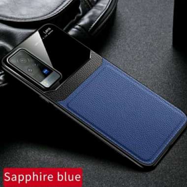 LUXURY LEATHER CASE KULIT VIVO X60 PRO CASE DELICATE ORIGINAL Cokelat