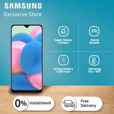 Samsung Galaxy A30s Smartphone [64GB/4GB] WHITE