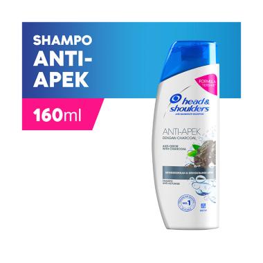 Promo Harga Head & Shoulders Shampoo Anti-Apek Dengan Charcoal 160 ml - Blibli