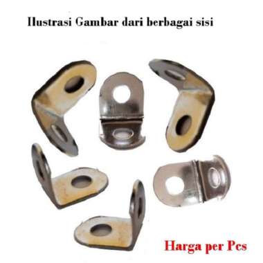 PLAT SIKU 2 LUBANG MULTIFUNGSI TEBAL 25mmx25mm