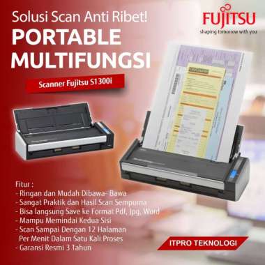 Fujitsu ScanSnap S1300i Portable Scanner