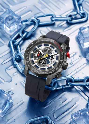 Jam Tangan Pria T5 Original Tali Rubber Tanggal dan Chrono Aktif Free Box dan Garansi 1 Tahun T52125