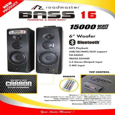 Speaker Aktif Roadmaster Bass 16