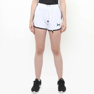 FLEXZONE Celana Pendek Wanita Sport Olahraga Lari Jogging Renang [FCS-505] S PUTIH