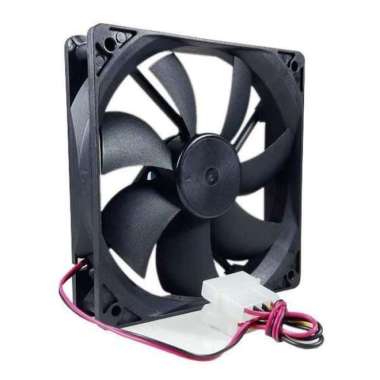 Fan Case Casing 12Cm 12 cm Hitam Standart Kipas Komputer Cpu pendingin
